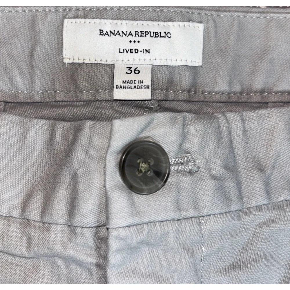 Banana Republic Lived In Shorts Men's Size 36 Gray Inseam: 9